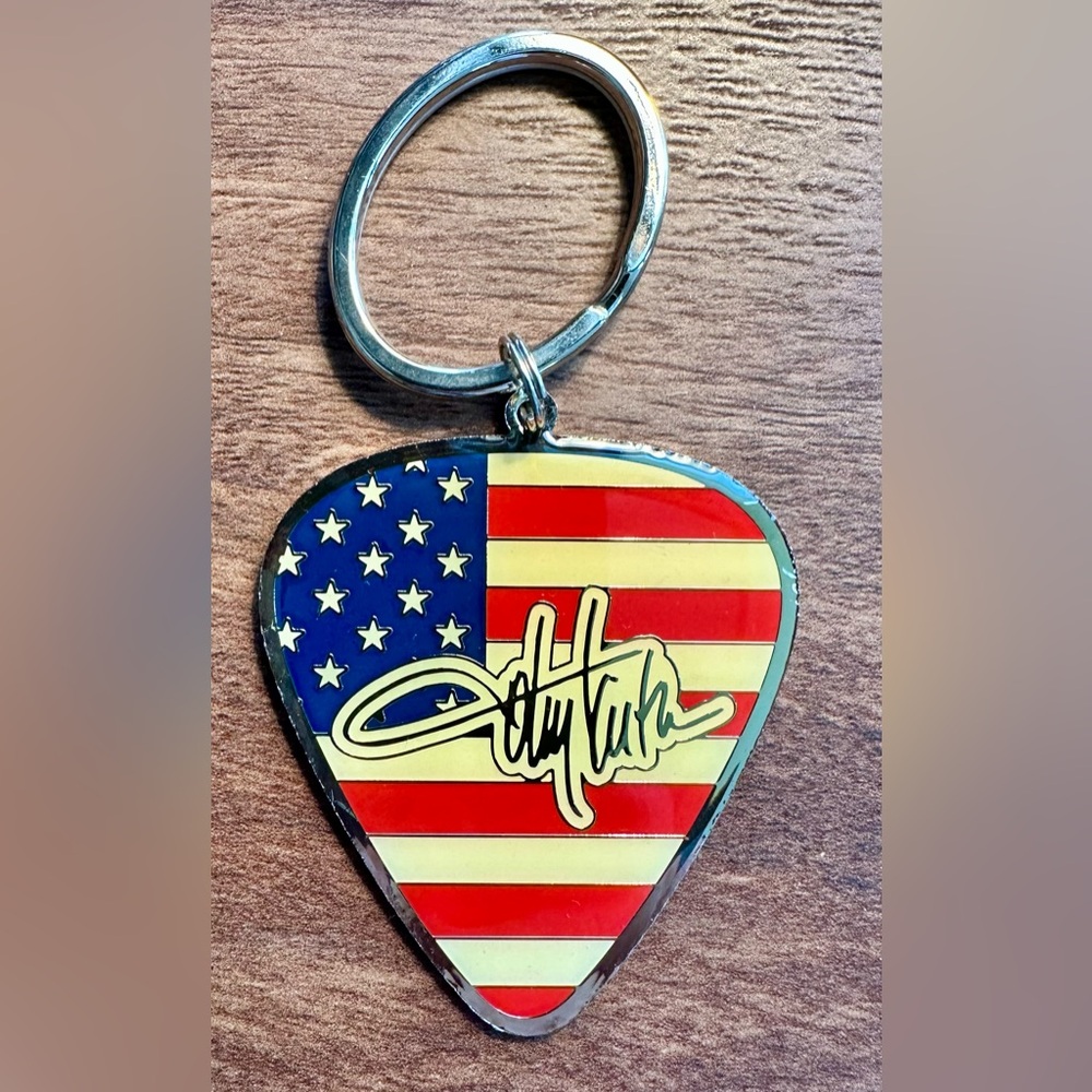 Toby Keith's I Heart This Bar & Grill Guitar Pick Keychain
